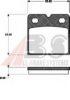 AUDI 420698451D Brake Pad Set, disc parking brake